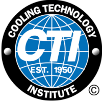 A blue and white logo of the cooling technology institute.